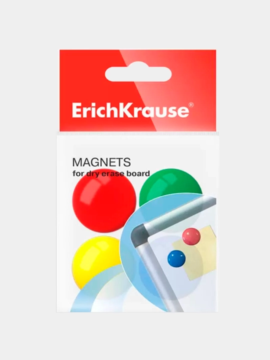 Магнит ErichKrause, 3 см, в пакете по 8 шт 22461