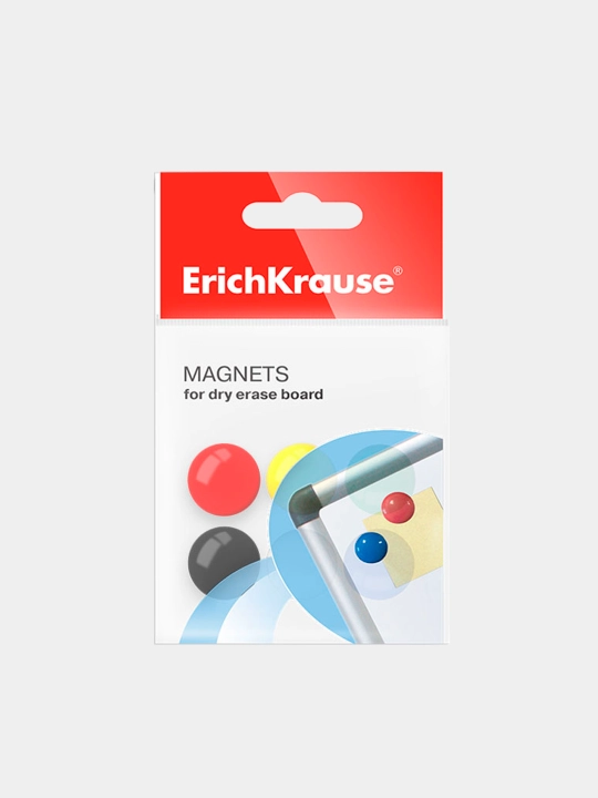 Магнит ErichKrause 2 см, в пакете по 12 шт, 22460