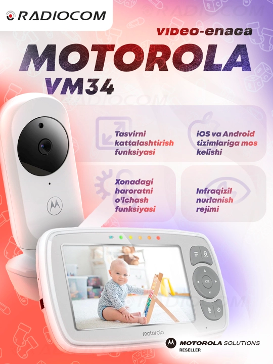 Raqamli video enaga Motorola VM34