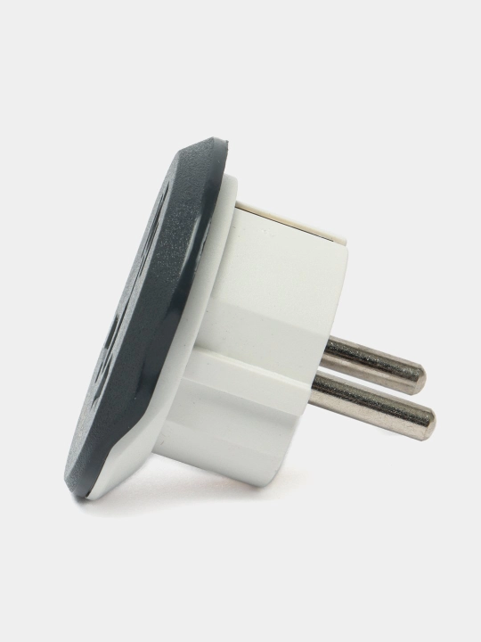 Universal adapter evro va uzb rozetka uchun perexodnik Merkan KT168, terminator, 16 A