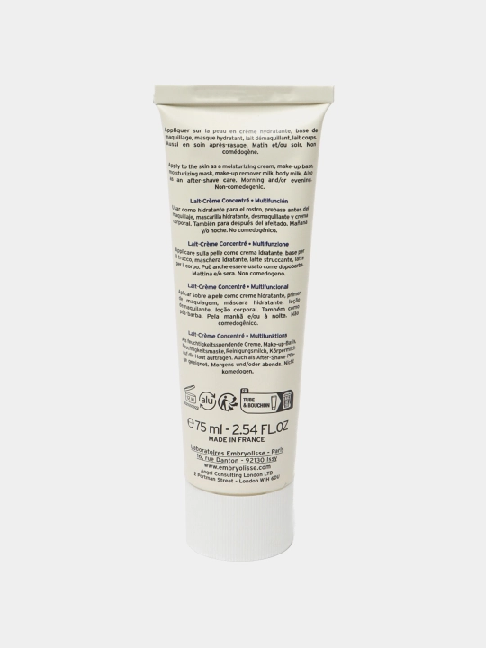 Ko'p funktsiyali oziqlantiruvchi, namlantiruvchi krem Embryolisse Lait-Creme Fluide-sut