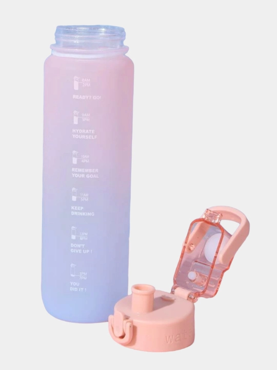 Sport butilkasi suv uchun, ichimlik rejimi bilan, 1000 ml cool