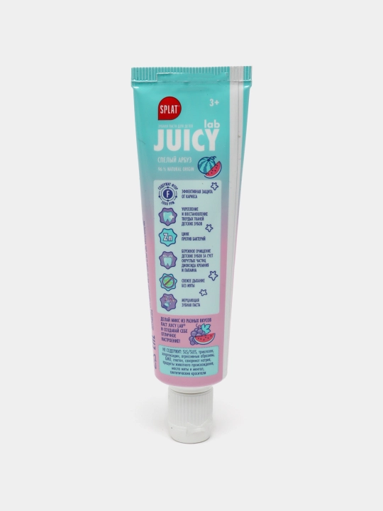 Детская зубная паста " Спелый арбуз", SPLAT JUICY LAB, 3+, 45 гр