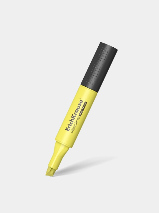 Matn marker ErichKrause Visioline V-17 Mini Neon, siyoh rangi sariq 56695