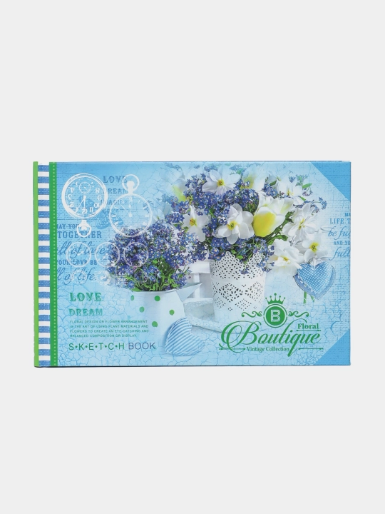 Скетчбук 7БЦ, 197х124мм, 36л, бумага офсетная 120 г/м2 5914 (21515) q0000052198 - 
