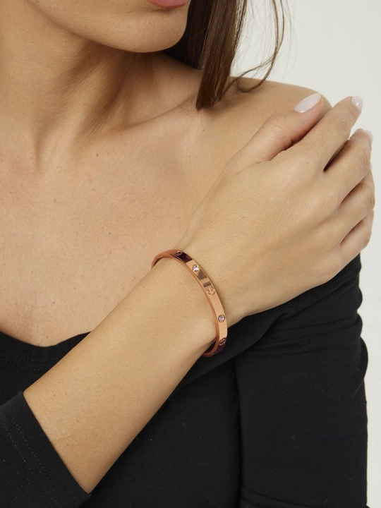 Браслет "Stainless Steel", женская бижутерия, в стиле cartier