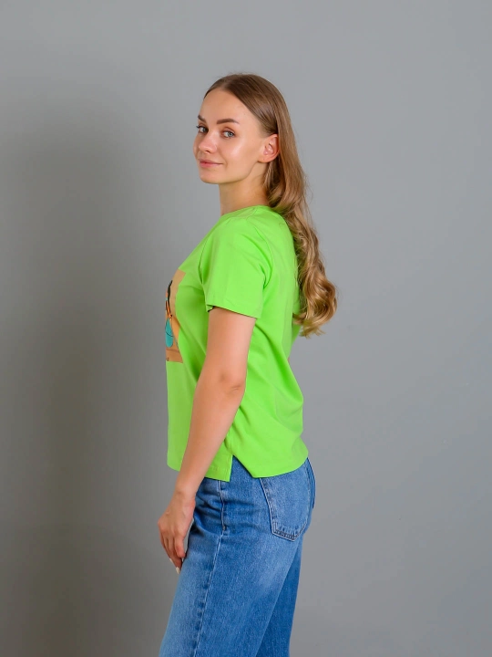 Футболка Regular Fit с мультяшным принтом