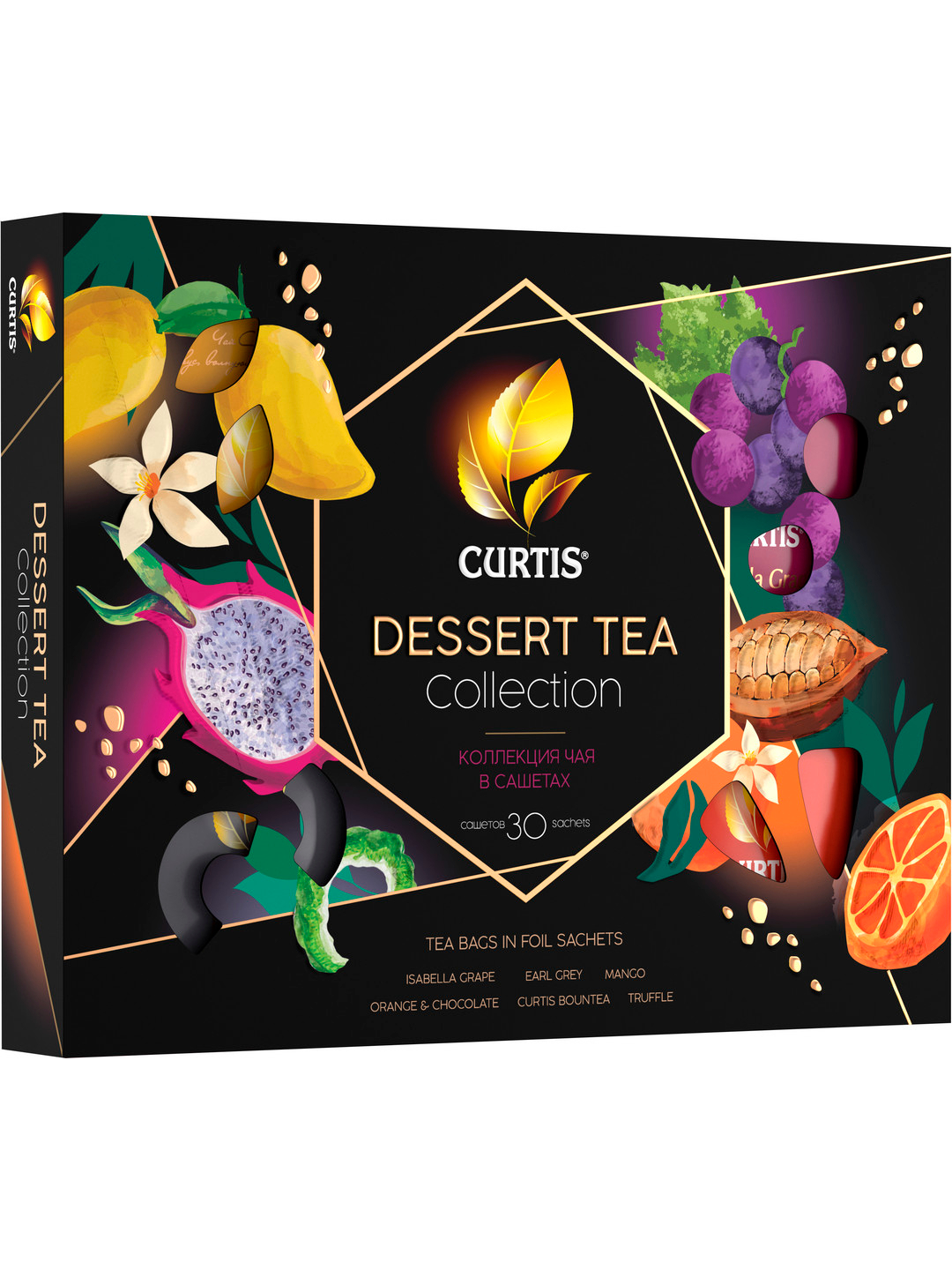 Чай Curtis "Dessert Tea Collection" 30x1,95г сашет-58,5гр купить по ...