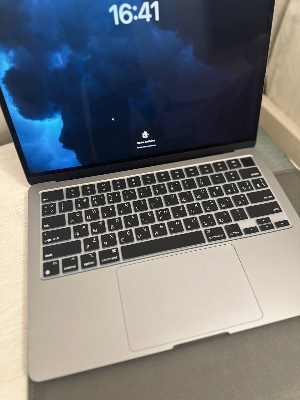 Чехол для клавиатуры MacBook Pro 14/16/ Air 15.3/13.6,Neo,M5, M4, M3, M2, M1, Max, Rus/Eng