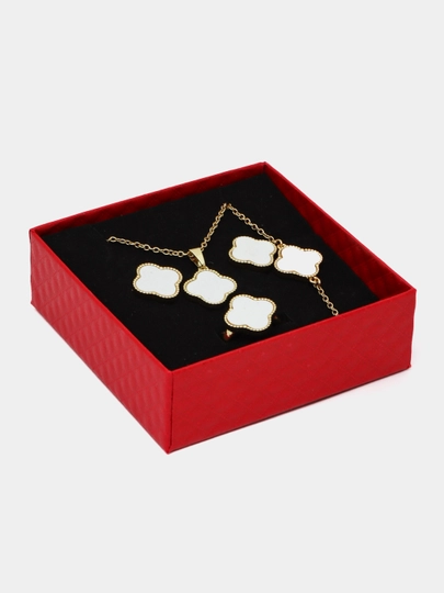 Комплект украшений Van Cleef — NOZE01-VANKLE7-БЕЛЫЙ-17