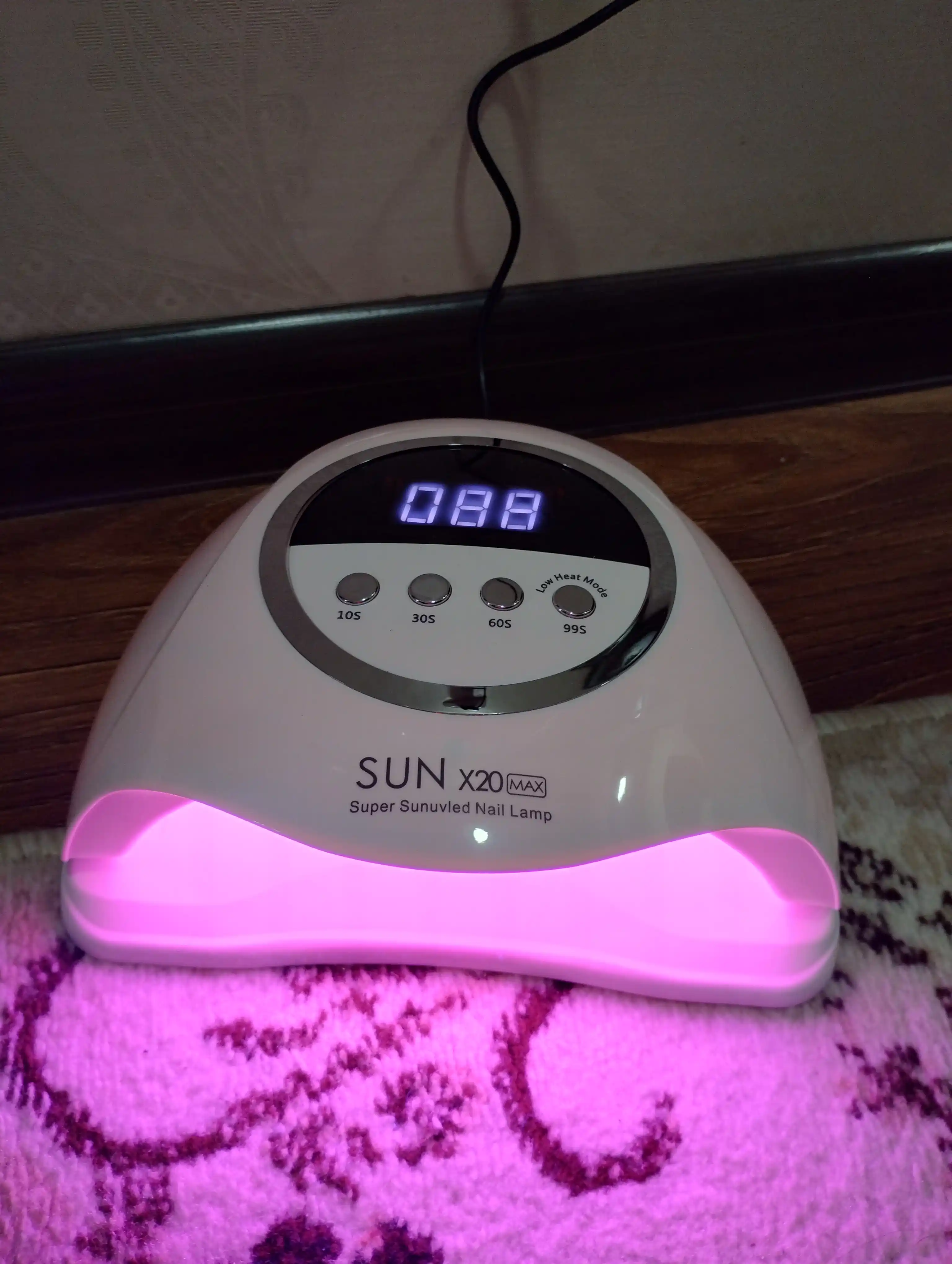 Manikyur va pedikyur uchun professional lampa, SUN Х20 Max, 320W, tirnoqlarni quritish