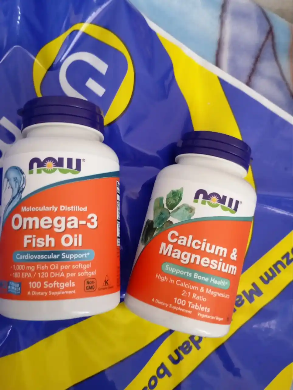 NOW Foods, Kalsiy va Magniy, tabletkalarda