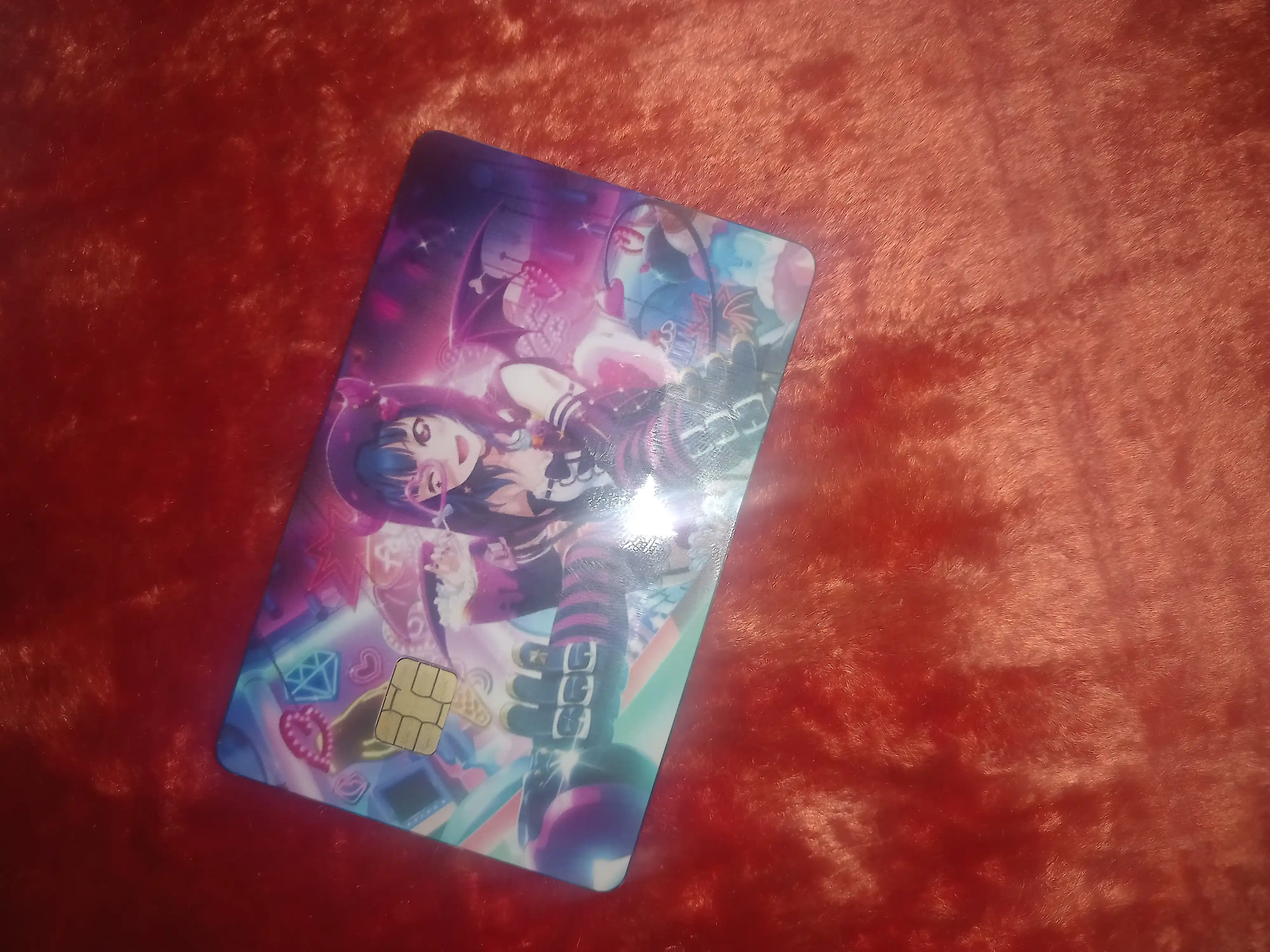 Bank kartasi va chipta stikerlari, Anime