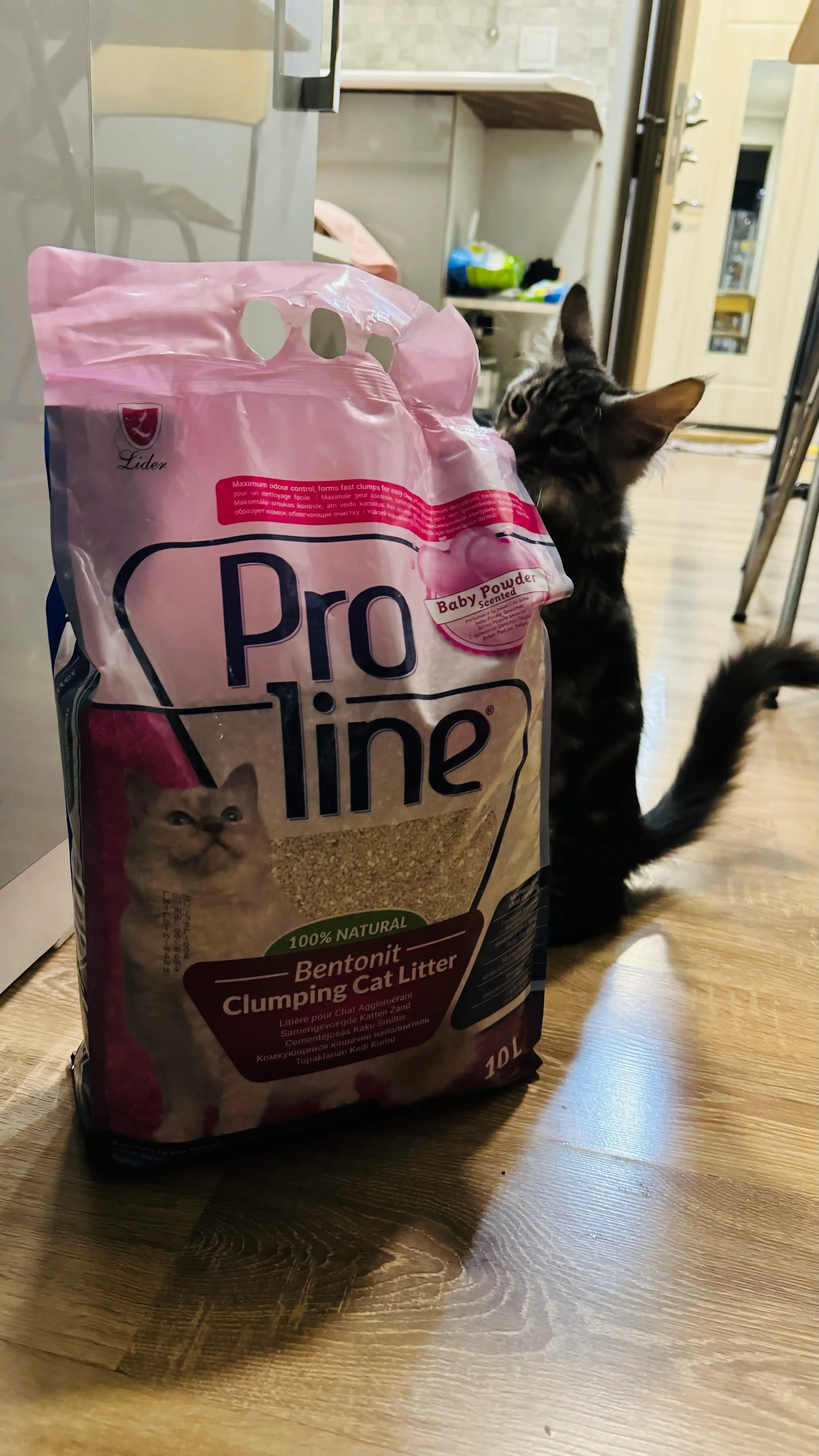 Proline bentonit, bolalar kukuni aromati bilan, 8.5 kg