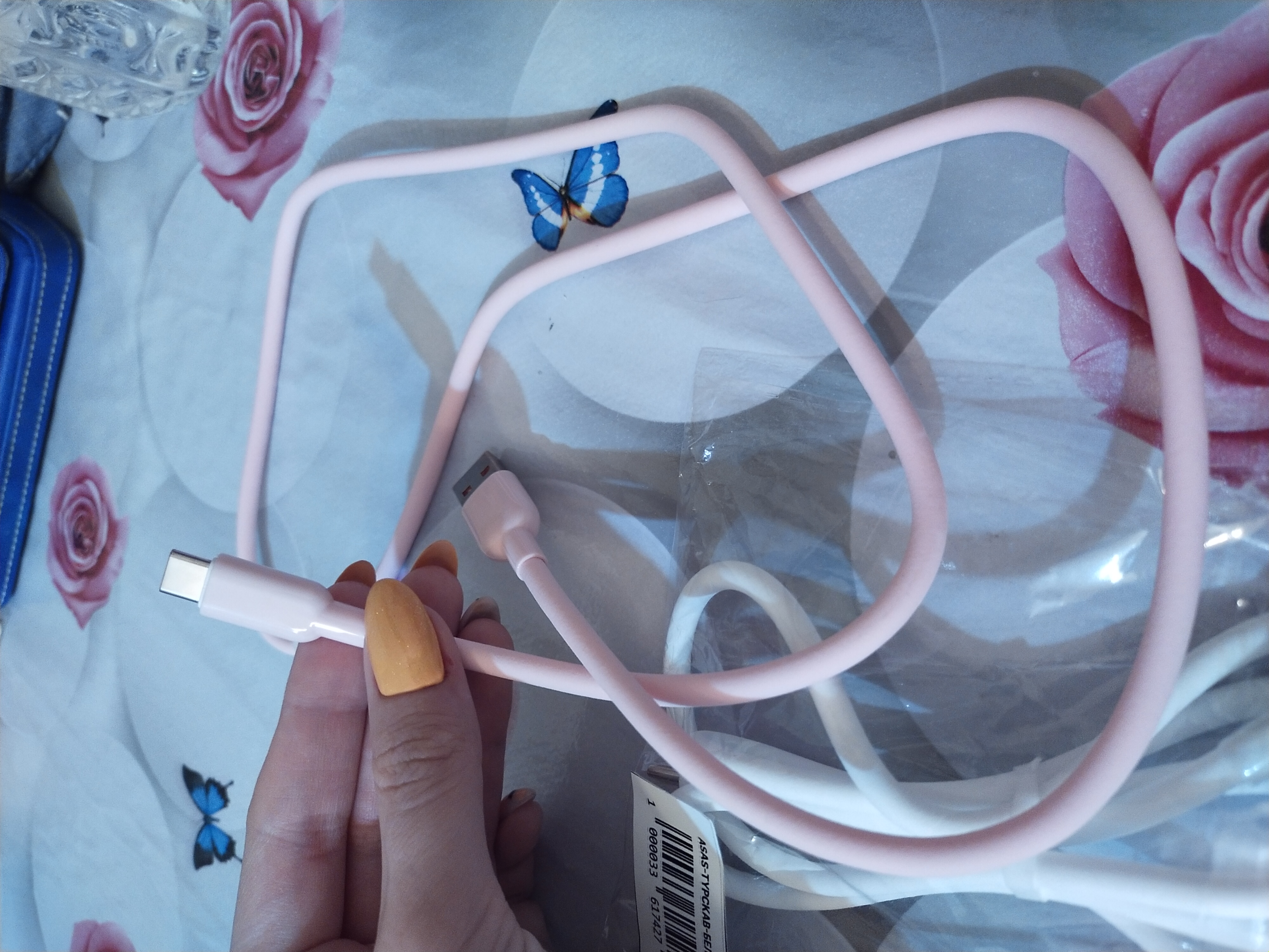 Kabel Type-C/USB type c lightning Samsung, Xiaomi, Android uchun tez zaryadlovchi kabel