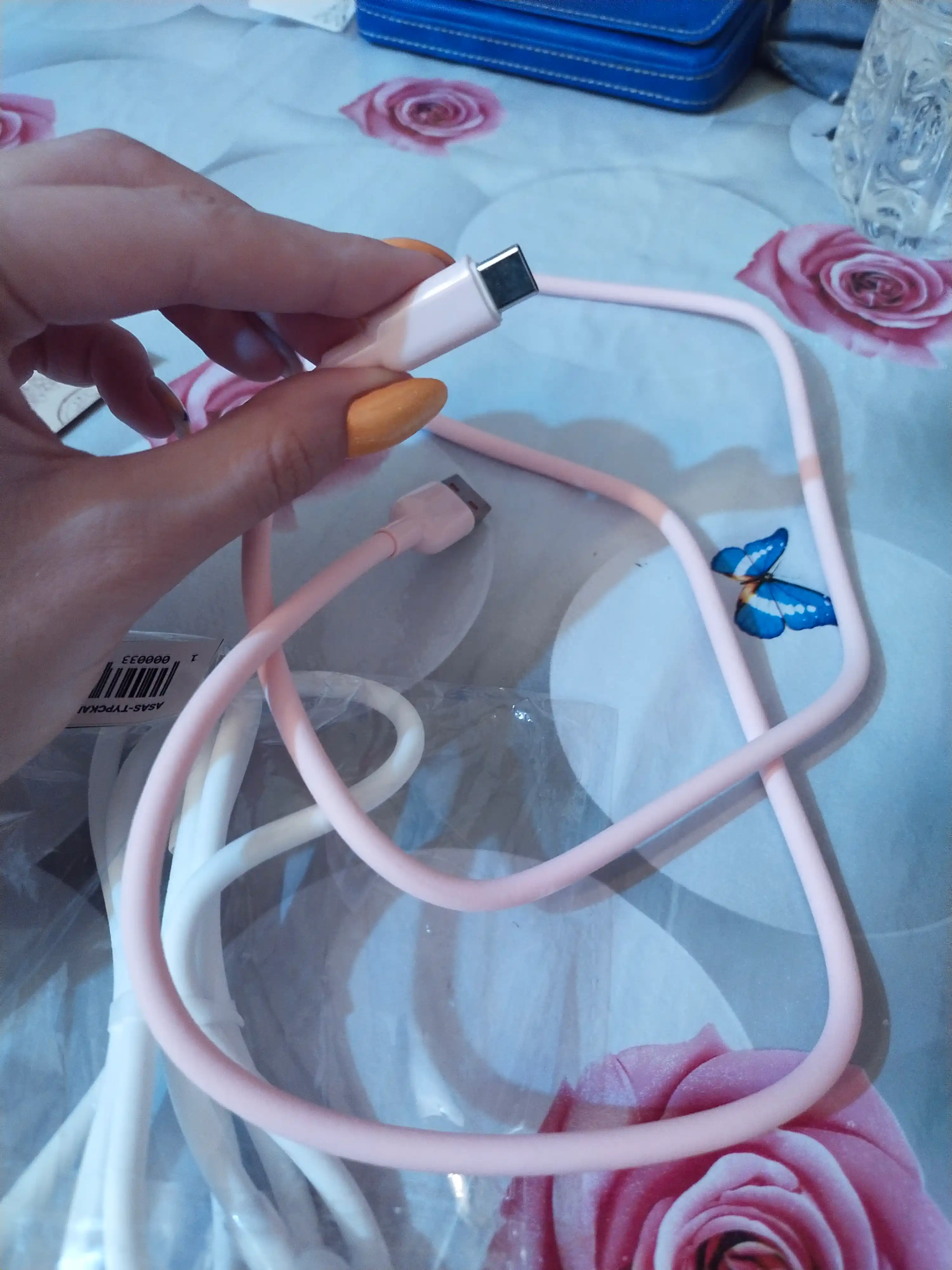 Kabel Type-C/USB type c lightning Samsung, Xiaomi, Android uchun tez zaryadlovchi kabel