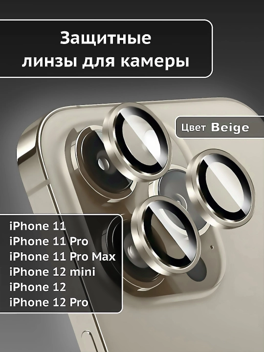 Himoya oynasi iPhone 12 / 12 Pro / 12 mini / 11 Pro max / 11 pro/ 11 kamerasi uchun