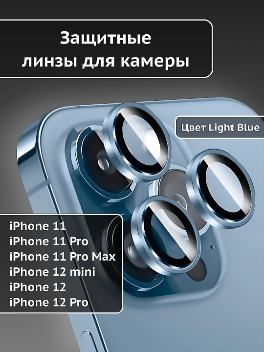 Himoya oynasi iPhone 12 / 12 Pro / 12 mini / 11 Pro max / 11 pro/ 11 kamerasi uchun