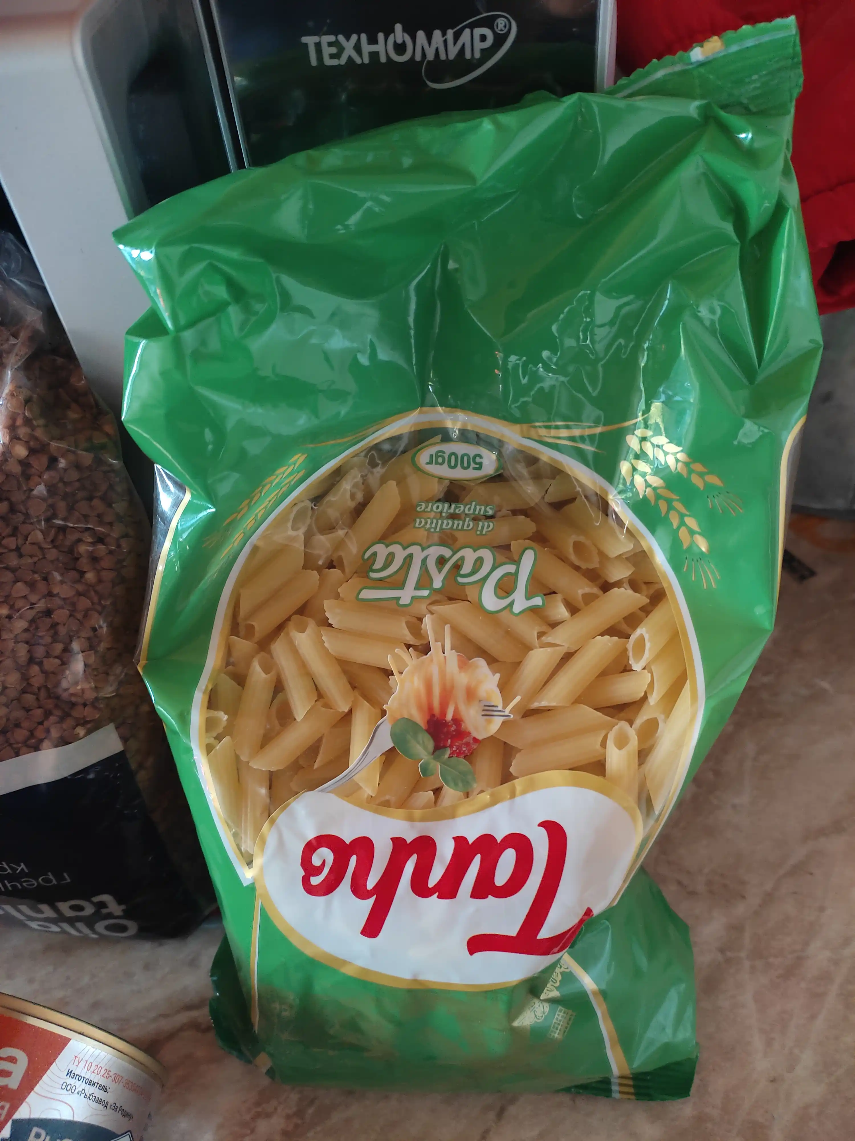 Макаронные изделия Tanho Перья, 500 г * 021