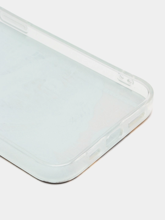 Чехол iPhone 12, 13, 14, 15 Pro, Pro max, прозрачная печать