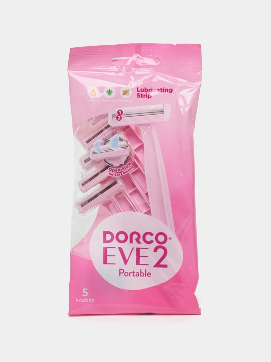 Бритвы Dorco Eve, в комплекте 5 шт - 