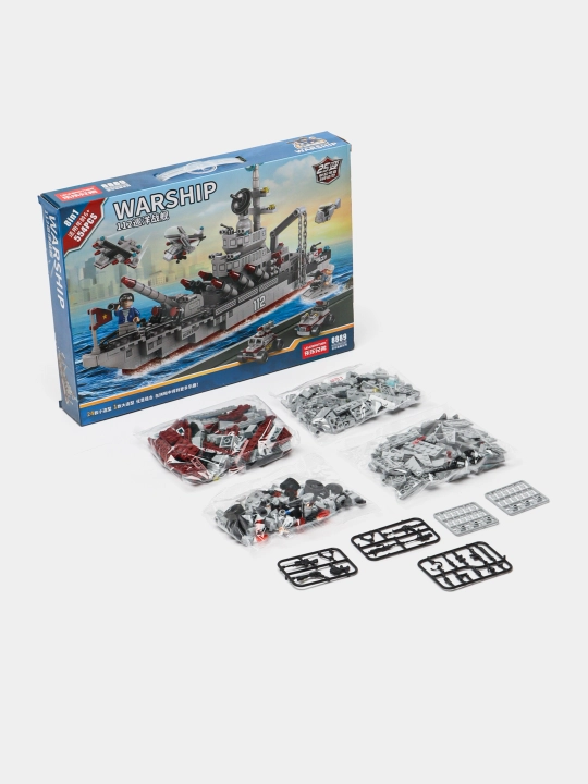 Конструкторы 8 в 1 "Военный флот и корабль" совместим с Lego