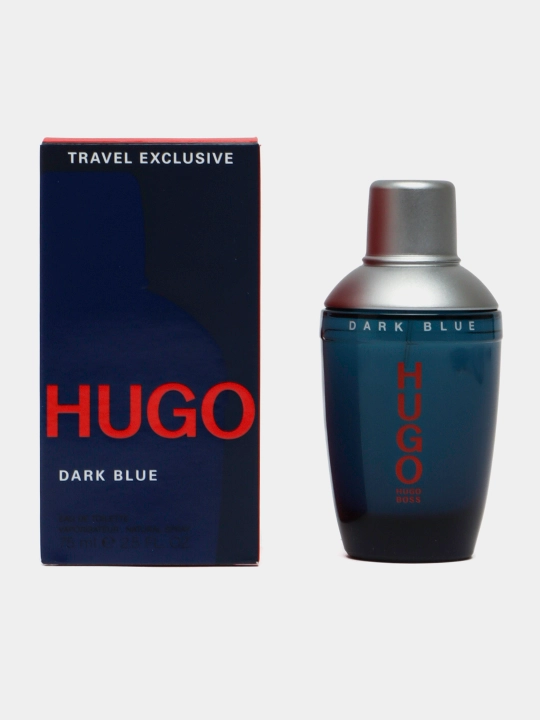 Туалетная вода для мужчин, HUGO BOISS DARK BLUE 75 мл - 