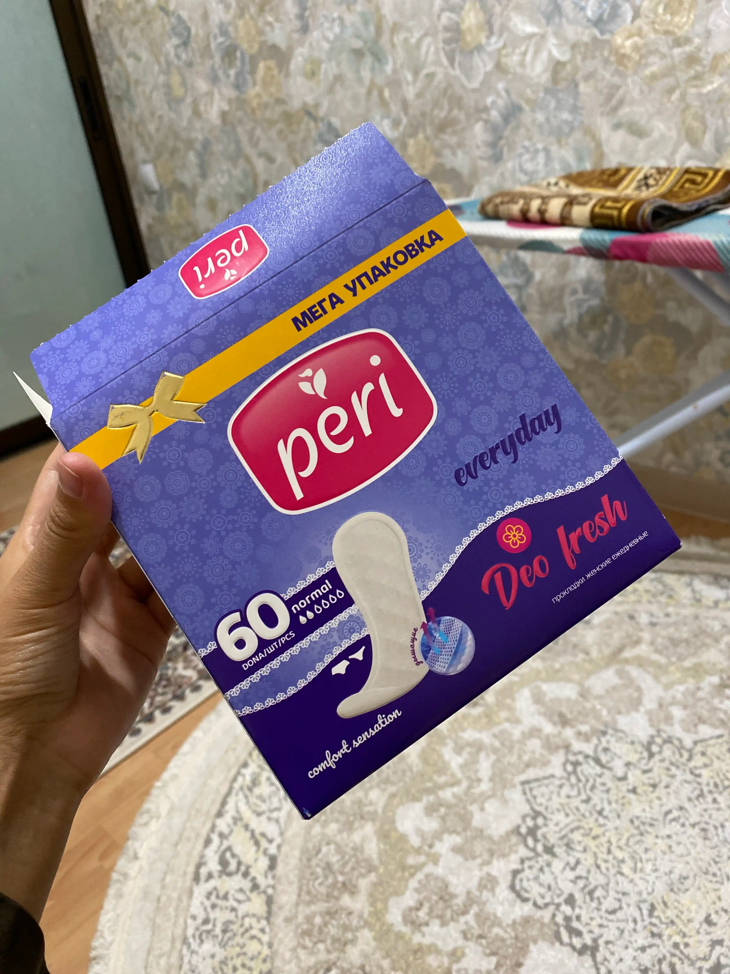 Ayollar kundalik prokladkalar Peri Deo, 60 dona
