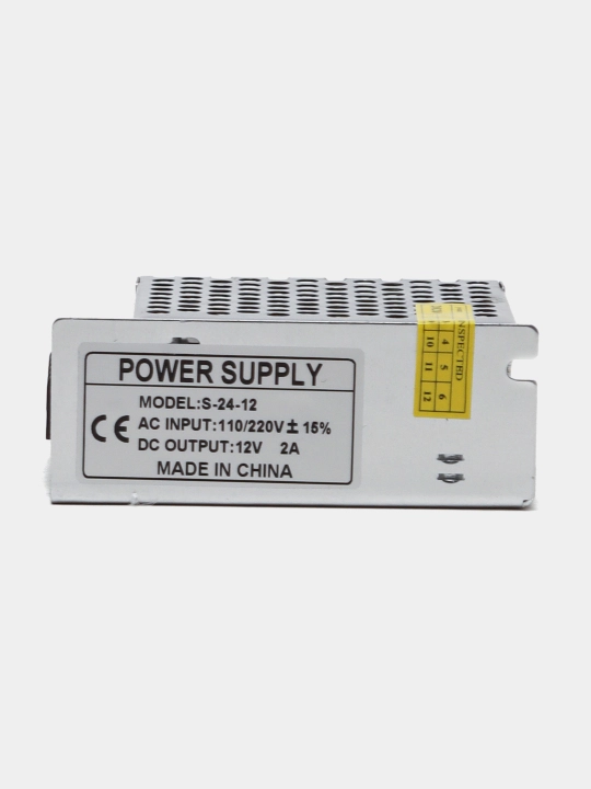 Impulsli quvvat bloki xar xil turadagi 12v - 2a, 5a, 10a, 15a, 20a, 30a