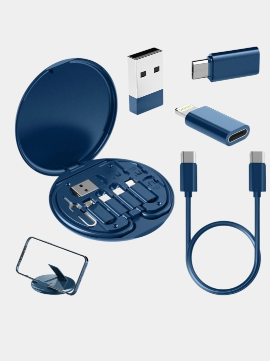 Universal kabel, sayohat adapteri, type-C, Micro usb, Lightning - 