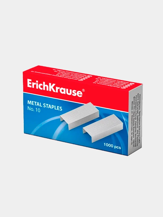 Stepler uchun o'qlar №10 ErichKrause (qutida 1000 dona.) 1188