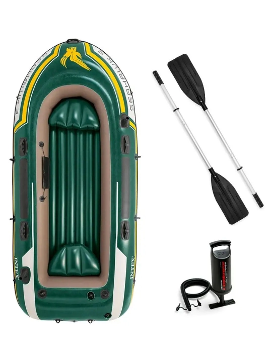 Uch o'rindiqli puflama qayiq "Seahawk 3" Intex 68380, 295 * 137 * 43 sm