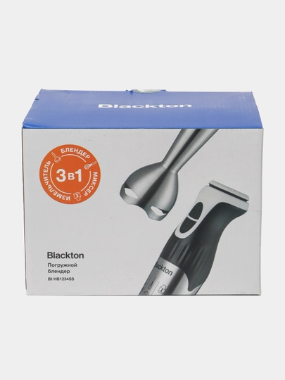 Blender, qo‘l blenderi, maydalagich 3 tasi 1 da Blackton Bt HB1234SS, quvvati 1200Vt