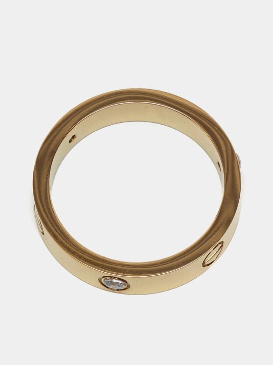 Женское кольцо с камнями, гвоздик, Cartier Stainless Steel, парные кольца для женщин