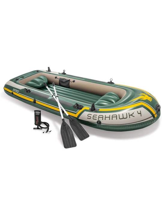 To'rt o'rindiqli puflama qayiq "Seahawk 4" Intex 68351, 351 * 145 * 48 sm