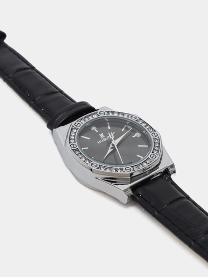 Женские наручные часы Hublot в коробке, подходящие к любому стилю — LWATCHS-50W0013-ЧЕРН