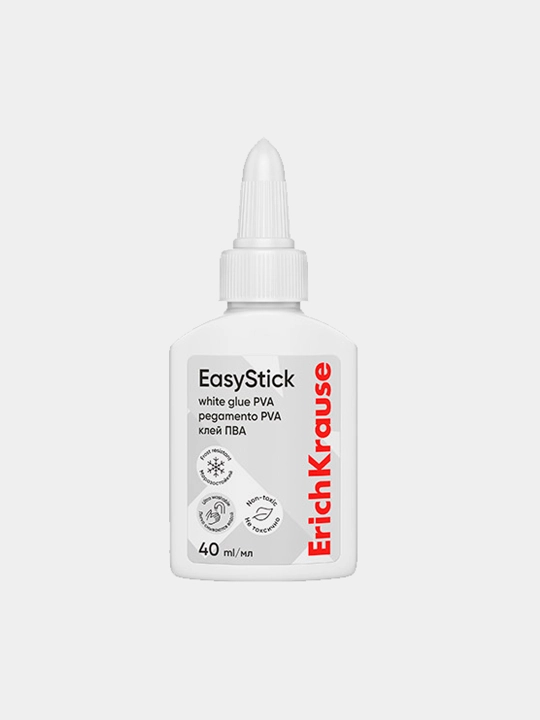 Yelim ПВА ErichKrause EasyStick, 40 ml (displeyda 16 dona.) 48721 - 