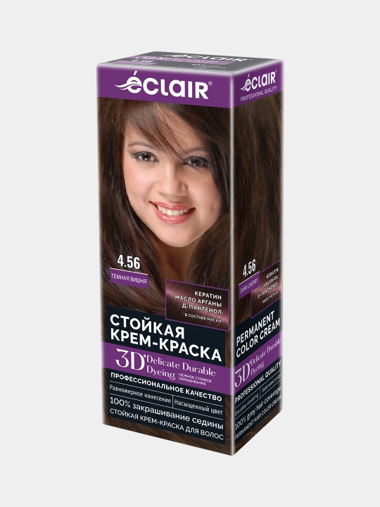 3D krem ​​soch bo'yog'i "To'q olcha" 4.56 - 