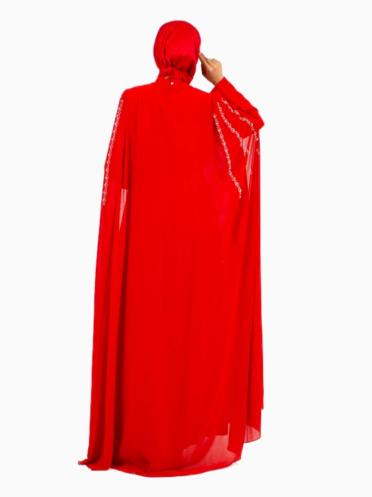 Abaya ikki qismli kechki libos, oversayz