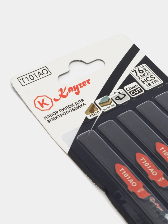 Пилки для лобзика по дереву T101AO Kayzer