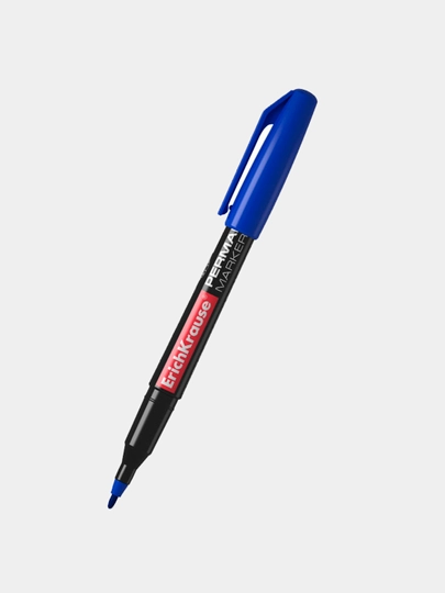 Permament marker ErichKrause P-70, siyoh rangi ko'k (qutida 12 dona.) 37074