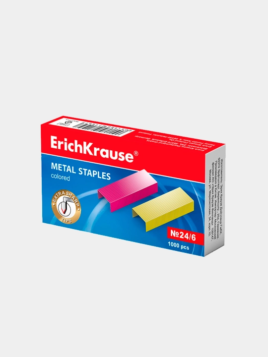Strpler uchun o'qlar №24/6 ErichKrause rangli (qutida 1000 dona.) 7145