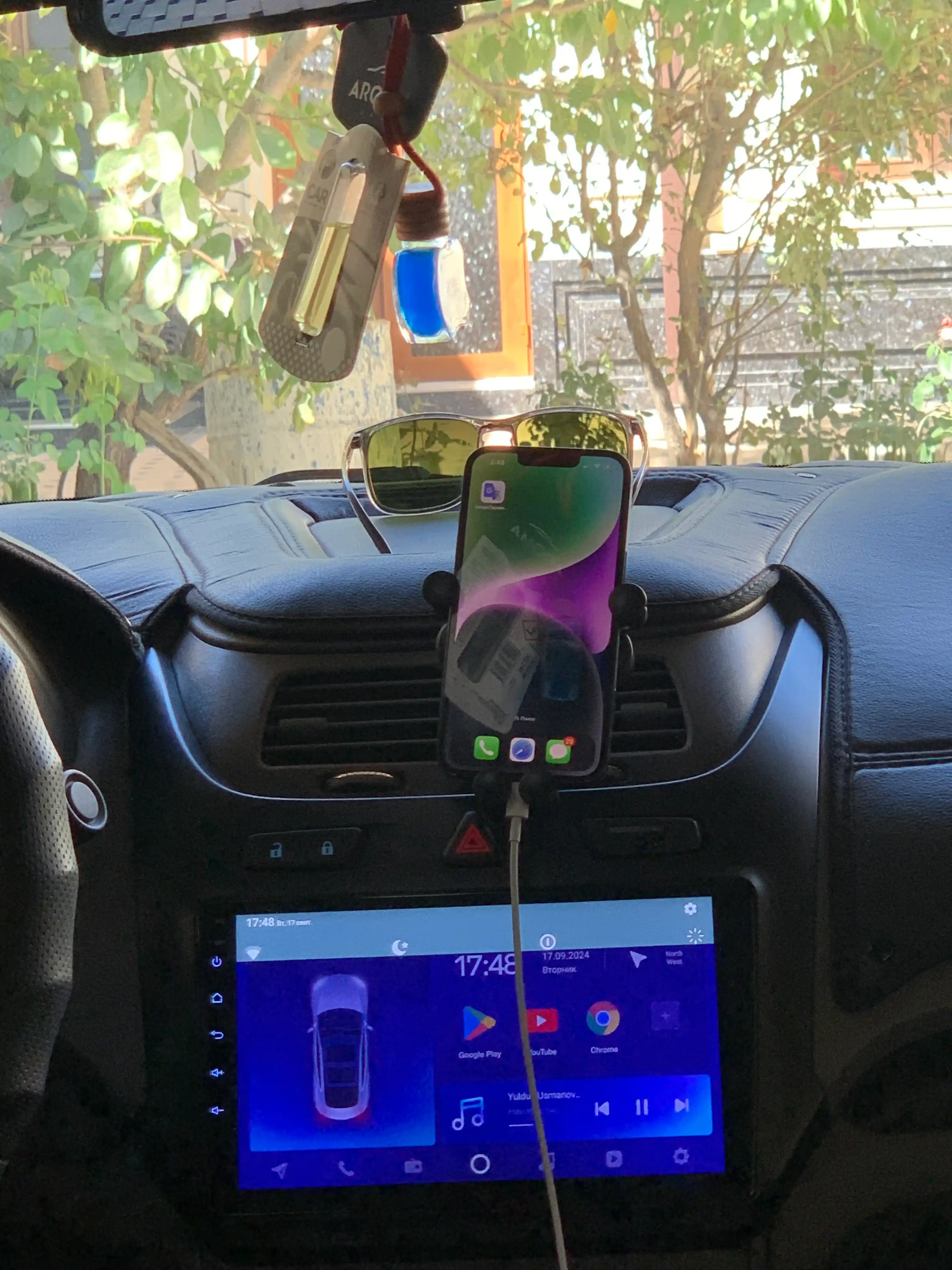 Avtomobil telefon ushlagich, 360 gradus, unversal Holder