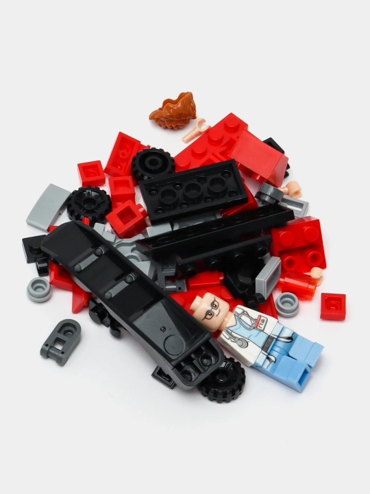 Конструктор 6 в 1, Спасательная техника, совместим с Lego