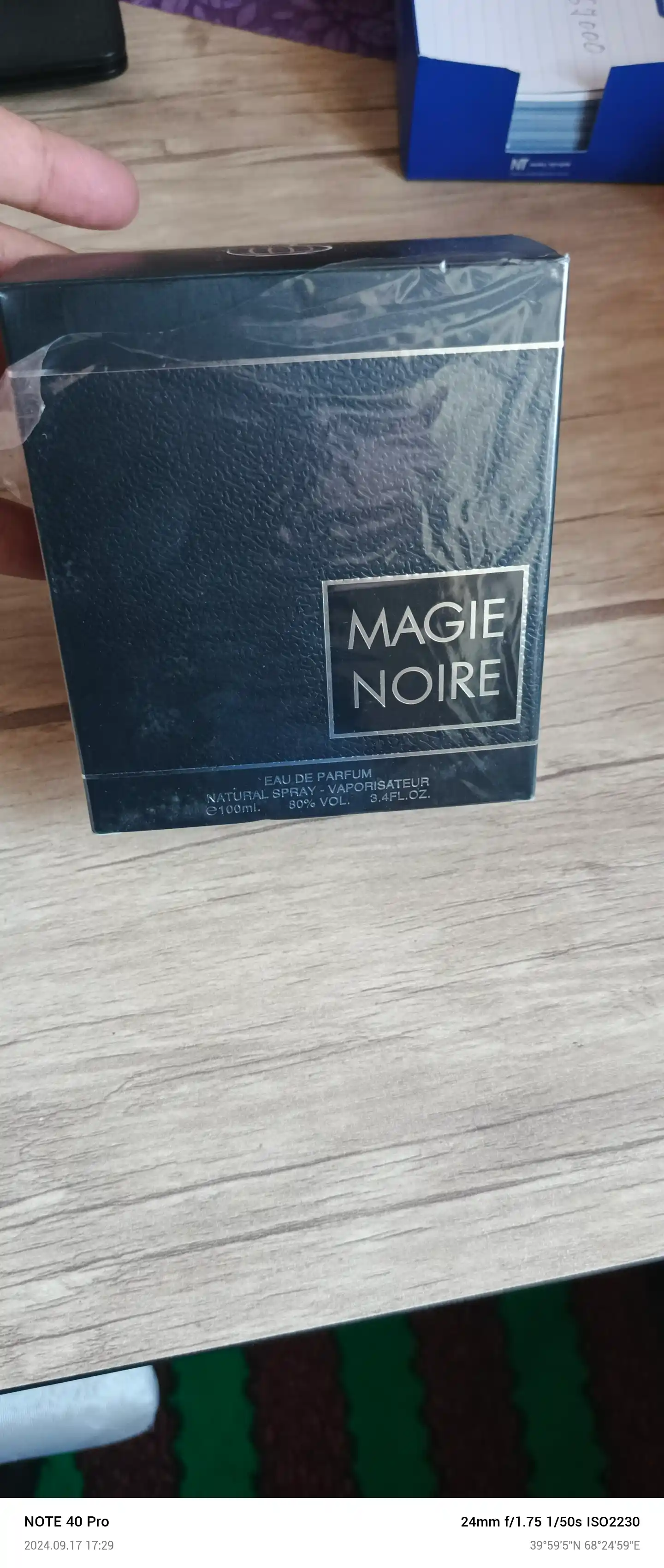Erkaklar uchun parfyum Megi Noire, 100 ml