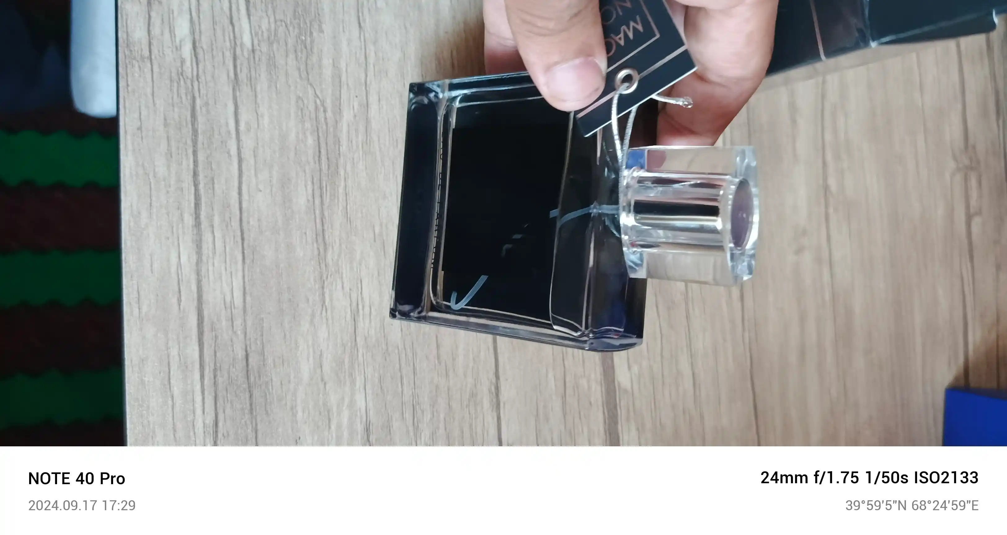 Erkaklar uchun parfyum Megi Noire, 100 ml