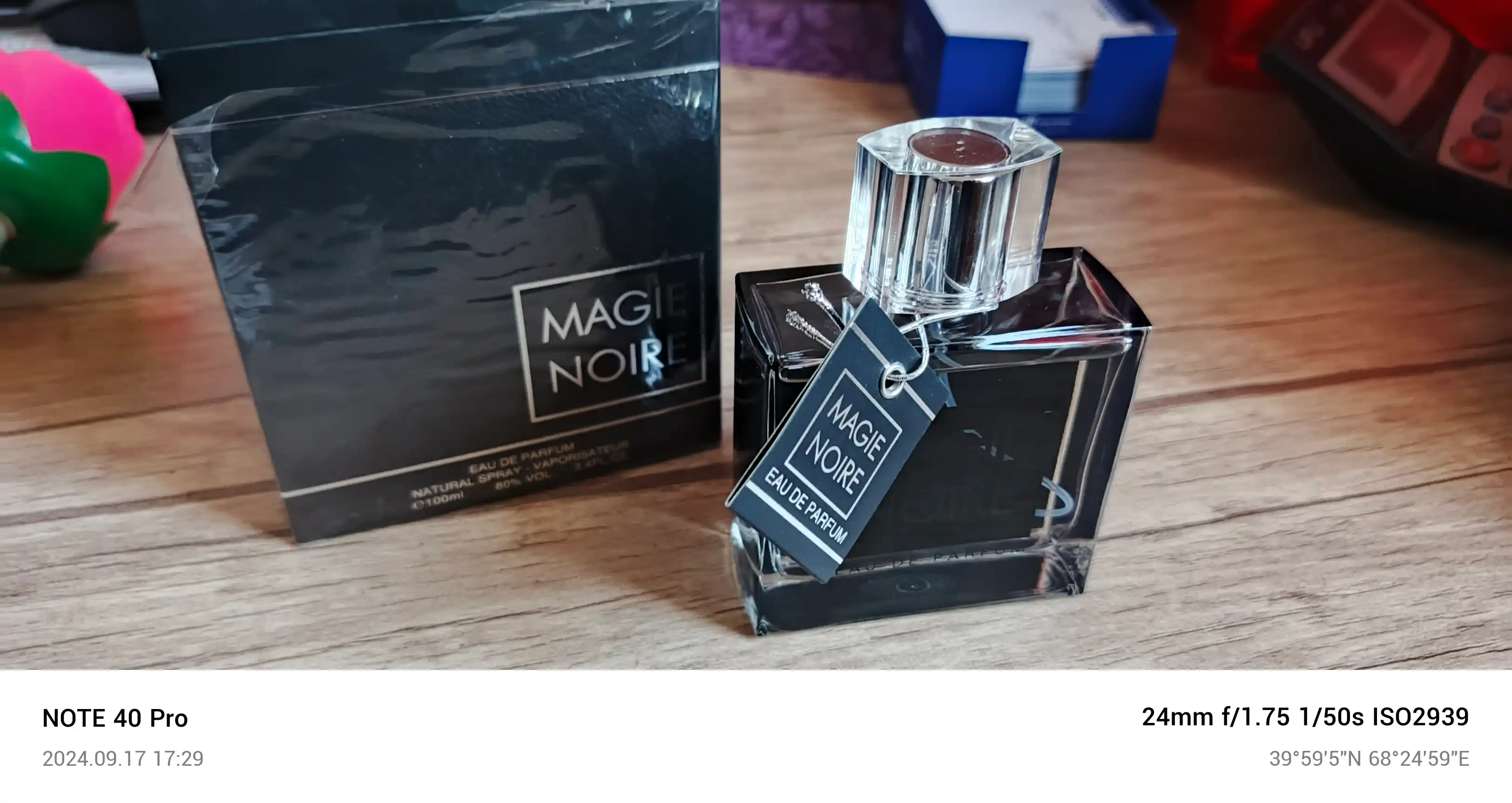 Erkaklar uchun parfyum Megi Noire, 100 ml