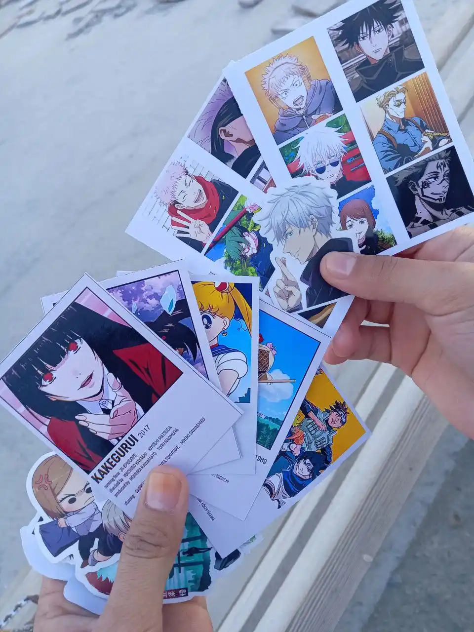 Наклейки Bleach, Jujutsu Kaisen, Naruto, Demon Slayer anime, 12 шт