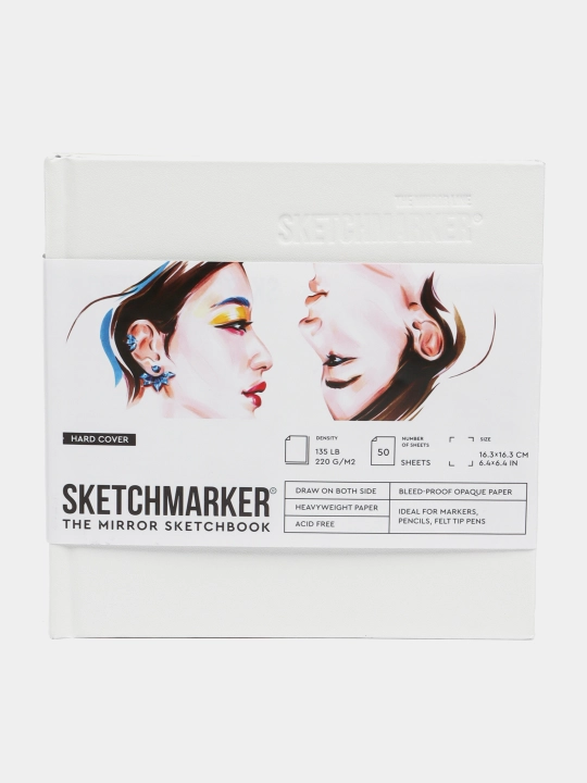 Sketchbuk Sketchmarker Mirror, 163 x 163 mm, 220 g / m2