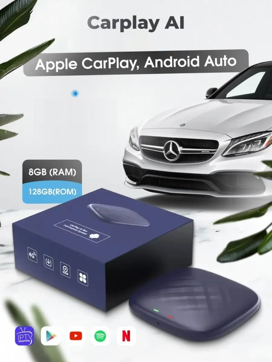 CarPlay va AndroidAuto simsiz Android 13 va YouTube bilan, 4+64Gb / 8+128Gb